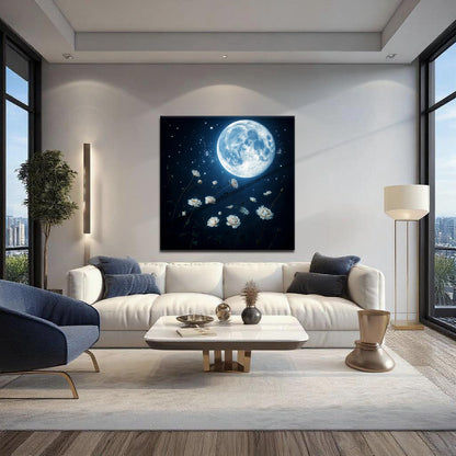 Lunar Canvas Wall Art