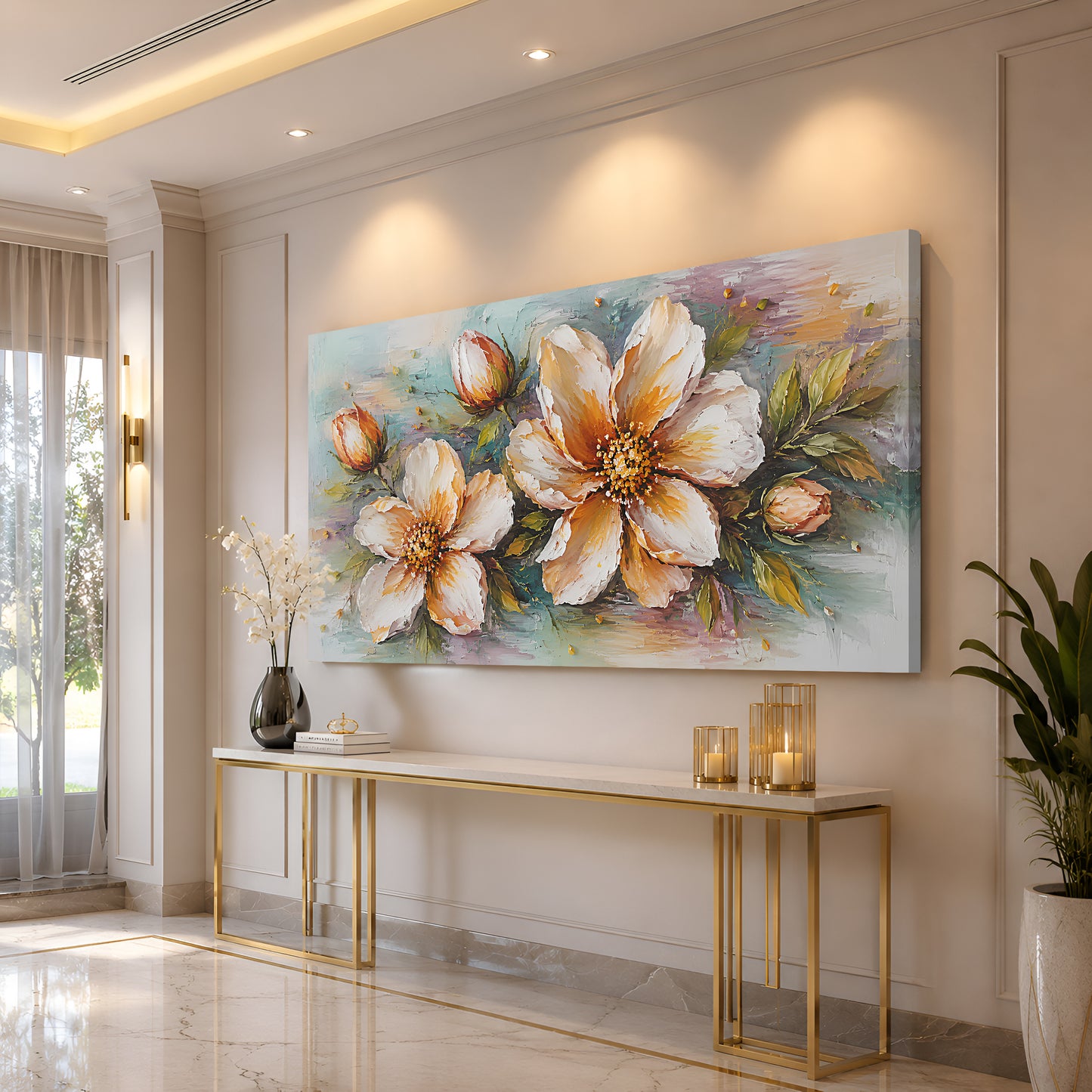 Golden Bloom Serenity