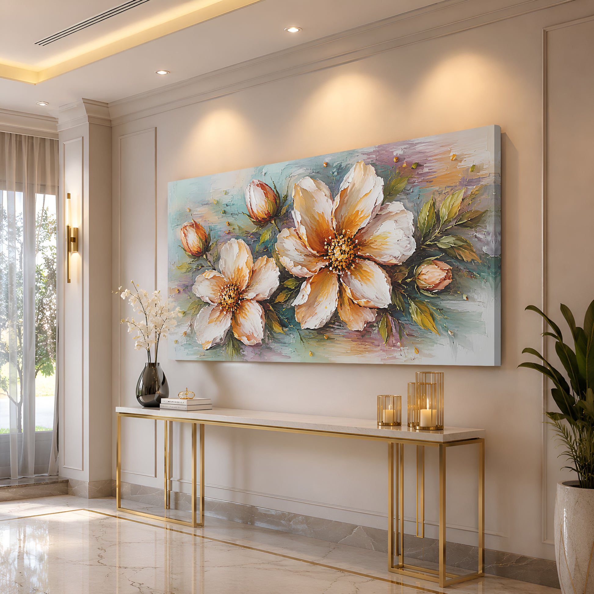 Golden Bloom Serenity