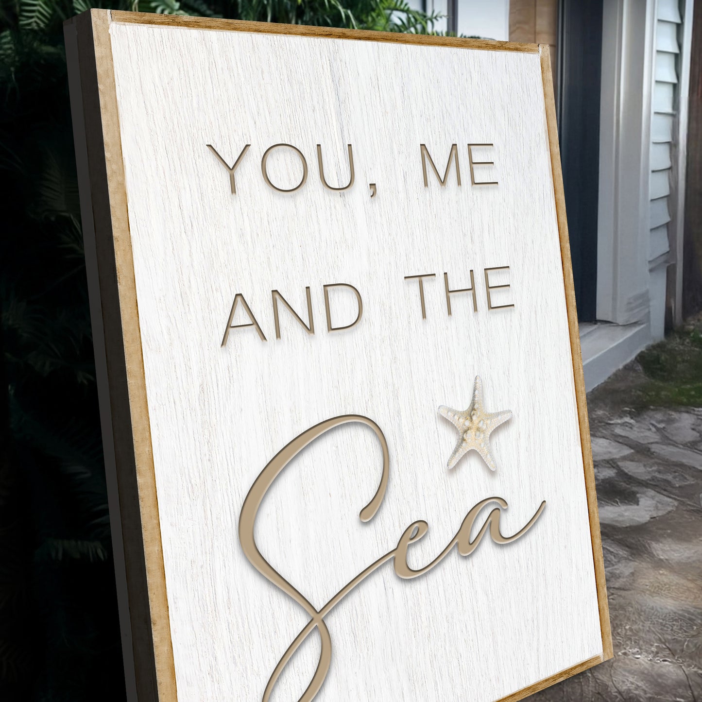 You Me and the Sea Coastal Sign V