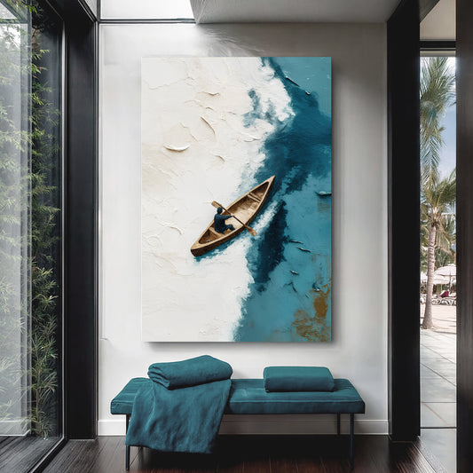 Drifting Between Currents Wall Art