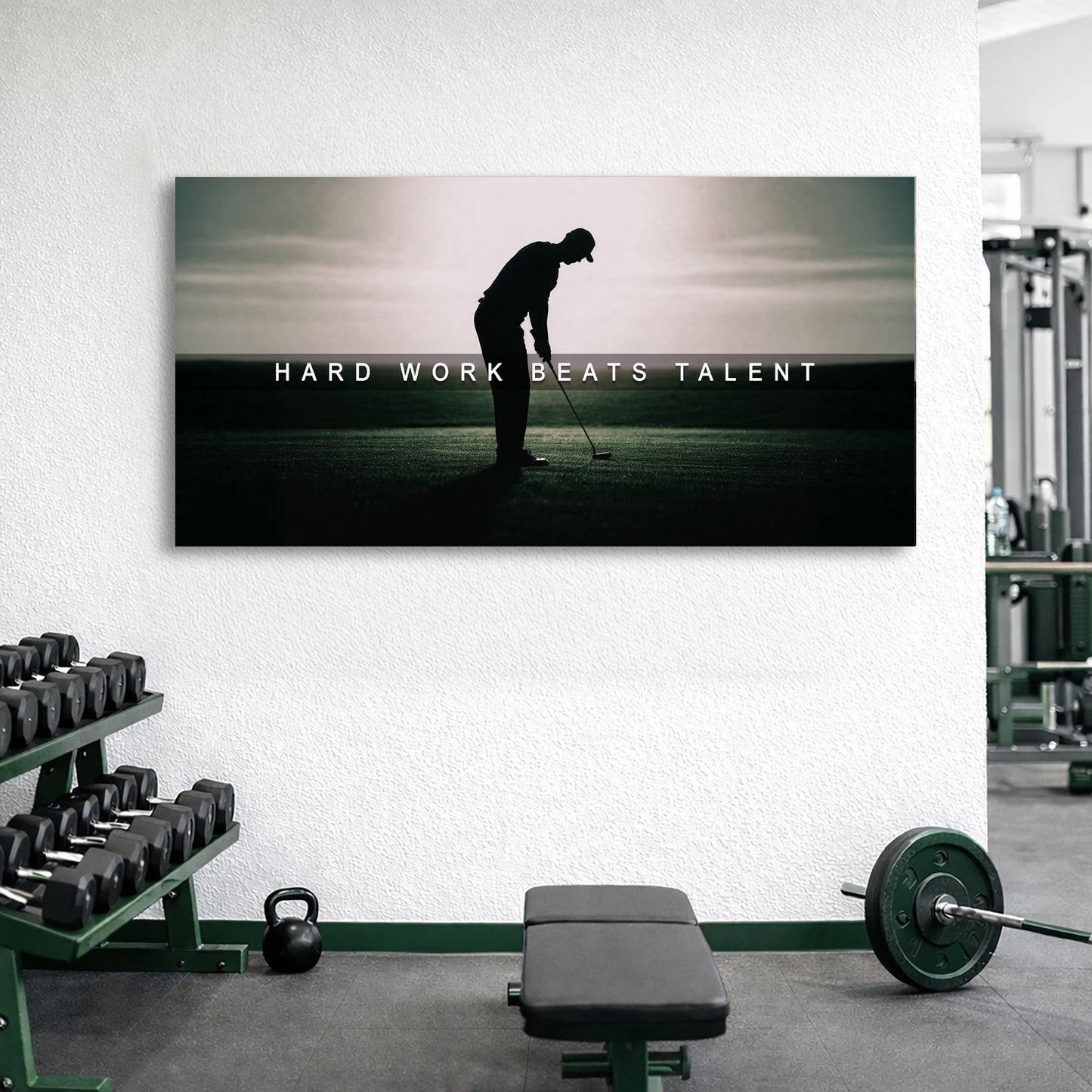 Hard Work Beats Talent Wall Sign