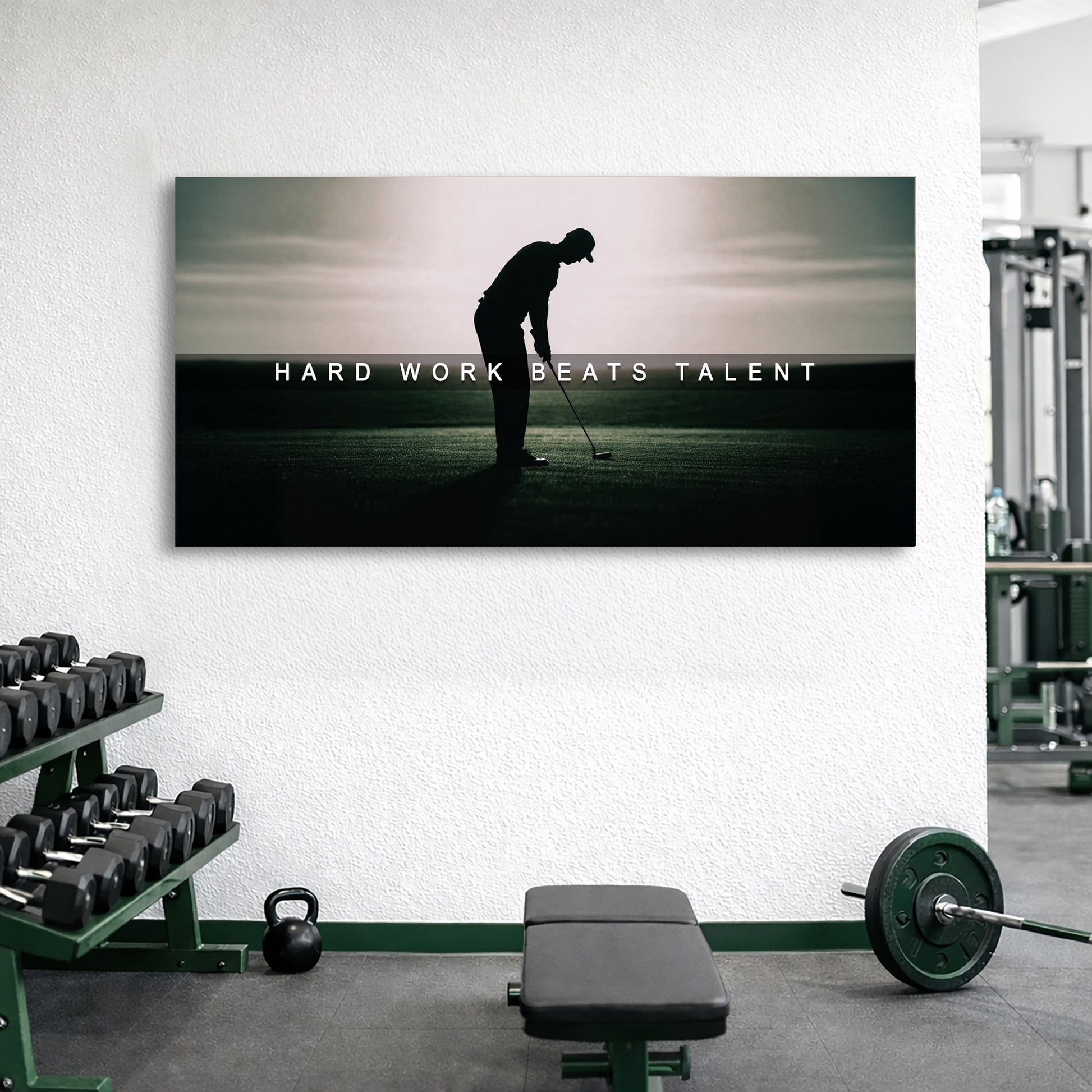 Hard Work Beats Talent Wall Sign
