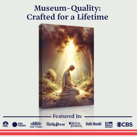 Mary Praying Faith Wall Art