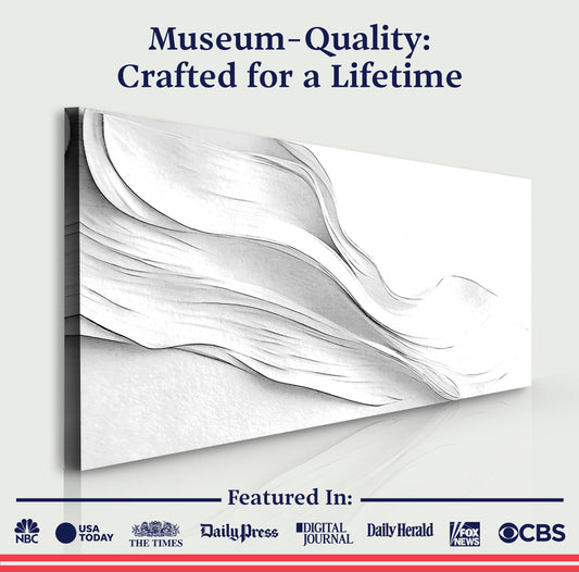 White Minimalist Wall Art