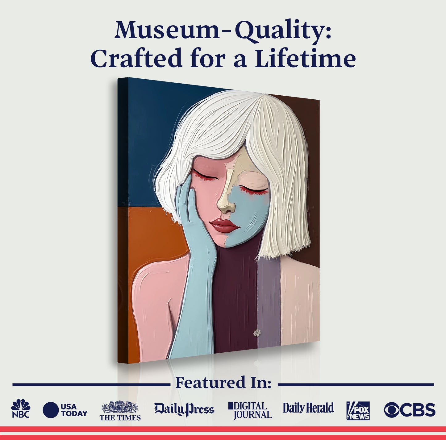 Abstract Portrait Wall Art