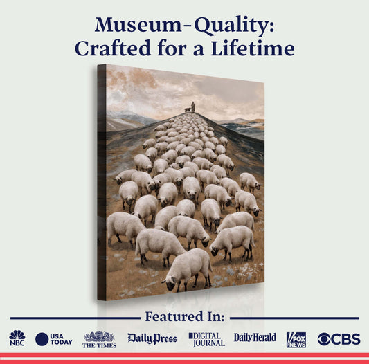 Parable Of The Lost Sheep Faith Wall Art II