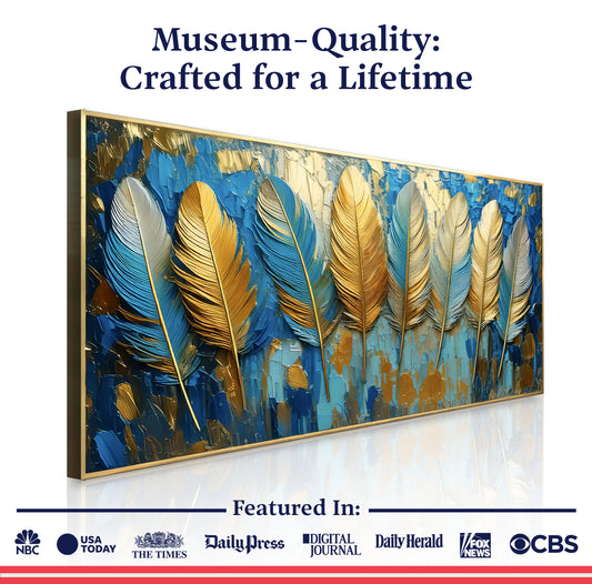 Confetti Sky Impasto Wall Art