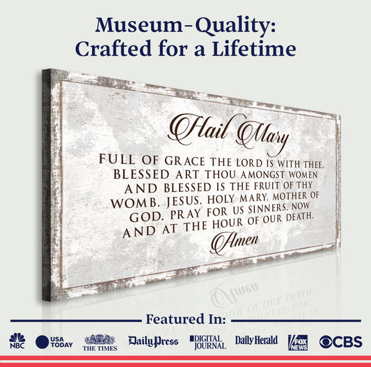 The Hail Mary Faith Sign II