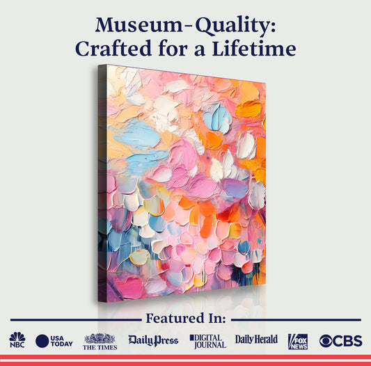 Blooming Rhapsody Abstract Wall Art