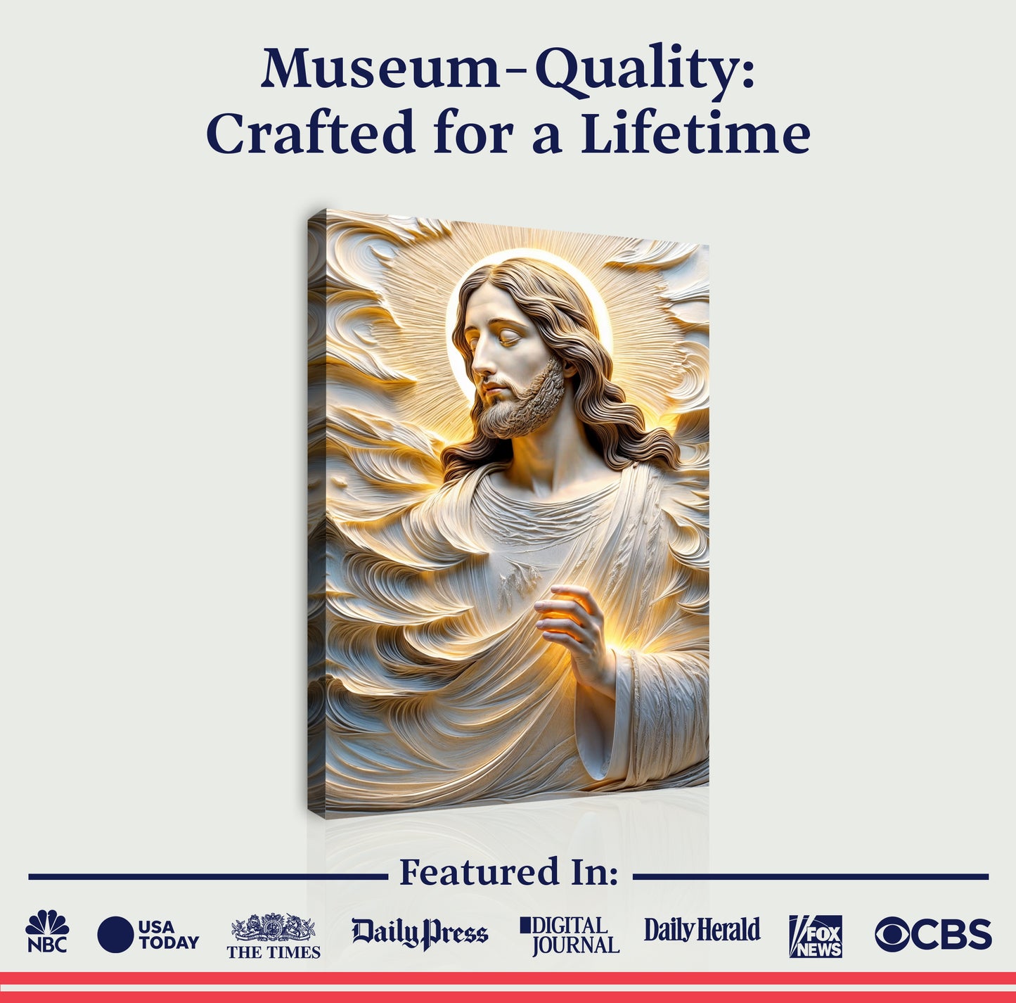 Faith Over Fear, Sacred Serenity Faith Wall Art