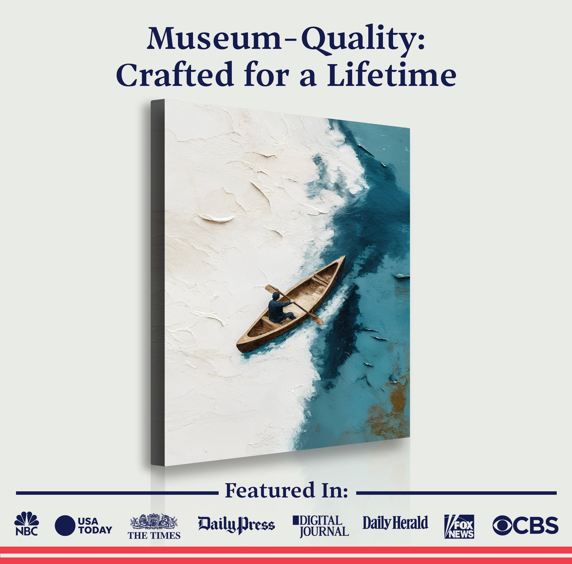 Drifting Between Currents Wall Art