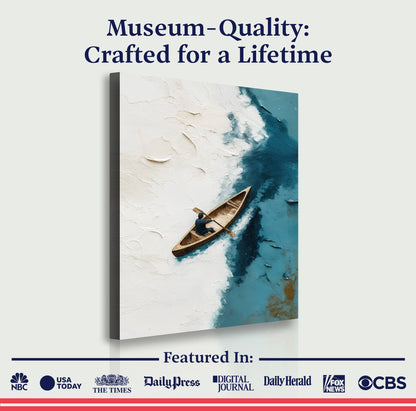 Drifting Between Currents Wall Art