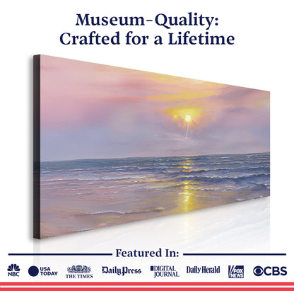 Purple Skies Beach Wall Art II