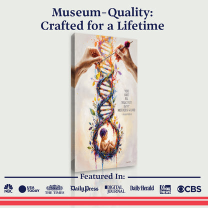 Psalm 139:13 - For You Knit Me In My Mother's Womb Faith Sign