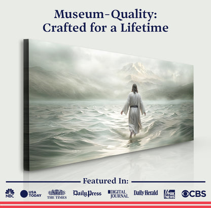 Walking on Water - Faith Wall Art VIII