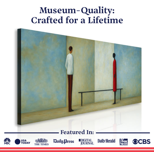 Confrontation Abstract Wall Art