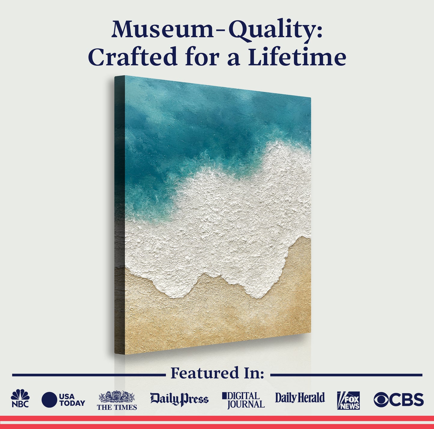 Pastel Waves Abstract Wall Art