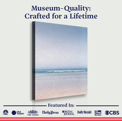 Silent Beach Horizon Wall Art