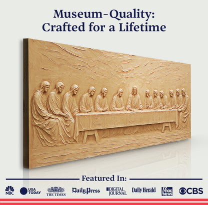 The Last Supper Minimalist Faith Wall Art