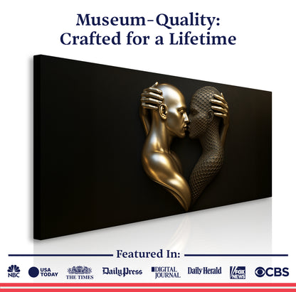 Eternal Love Figure Abstract Wall Art V