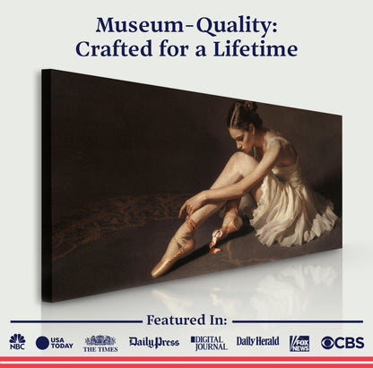 The Ballet Dancer's Solitude Wall Art