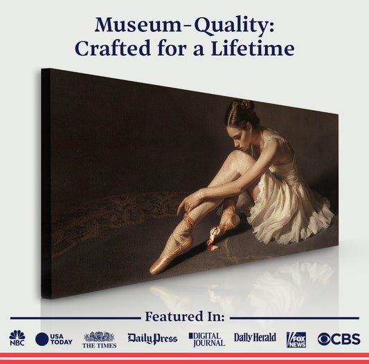 The Ballet Dancer's Solitude Wall Art