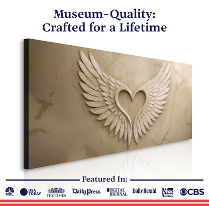 Wings Of Love Abstract Wall Art