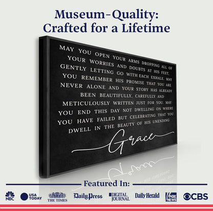 Unending Grace Faith Sign