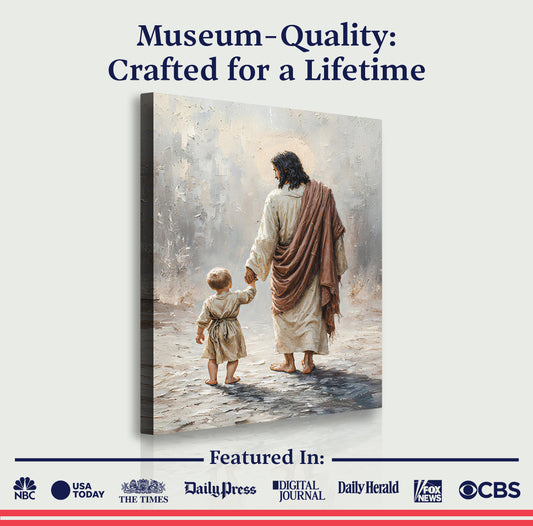 Jesus With Boy Faith Wall Art