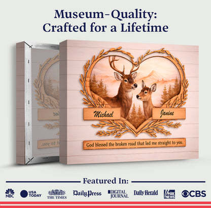 Custom Deer Gift Wall Sign