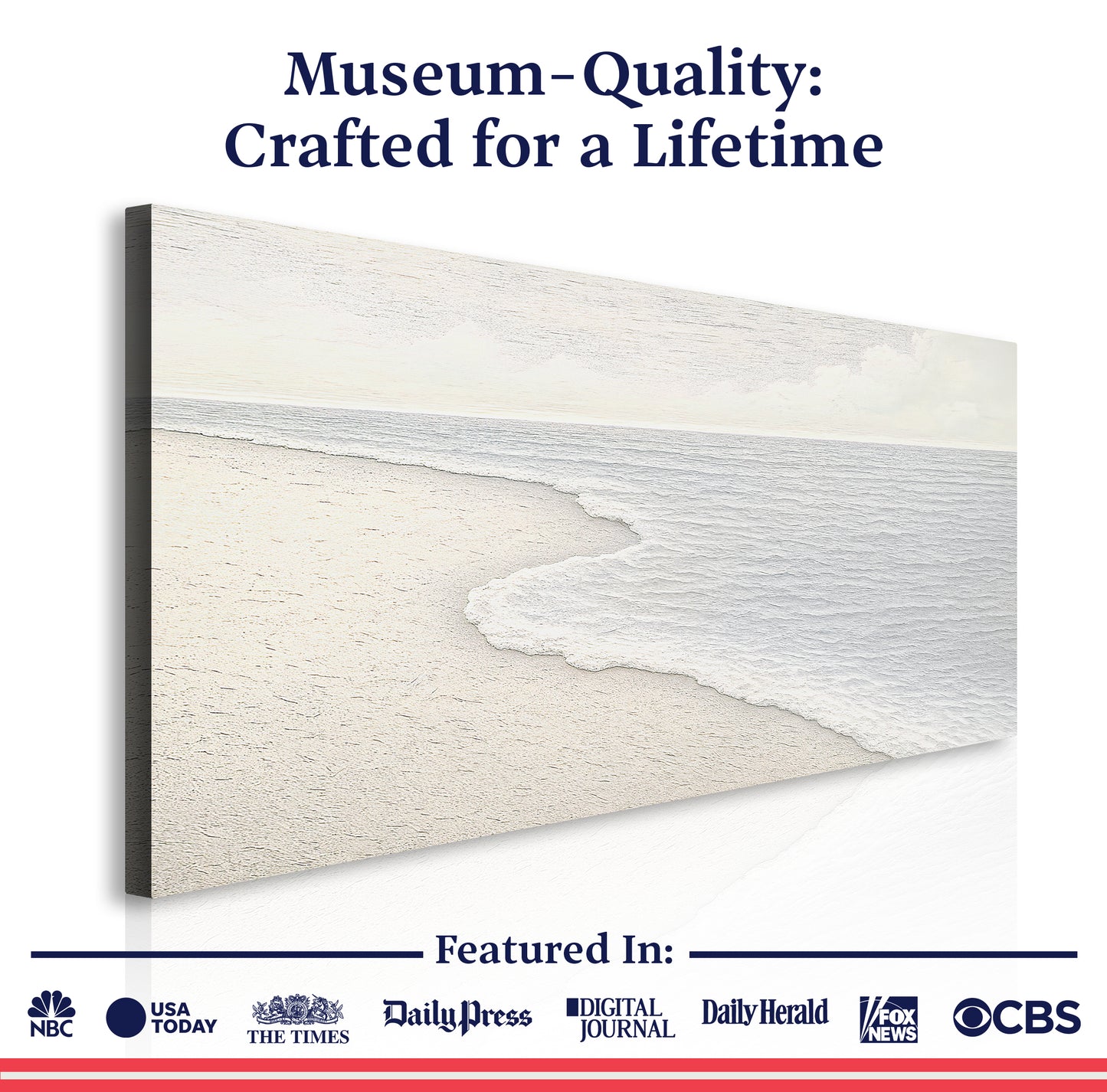 Beach Shoreline Coastal Wall Art XII