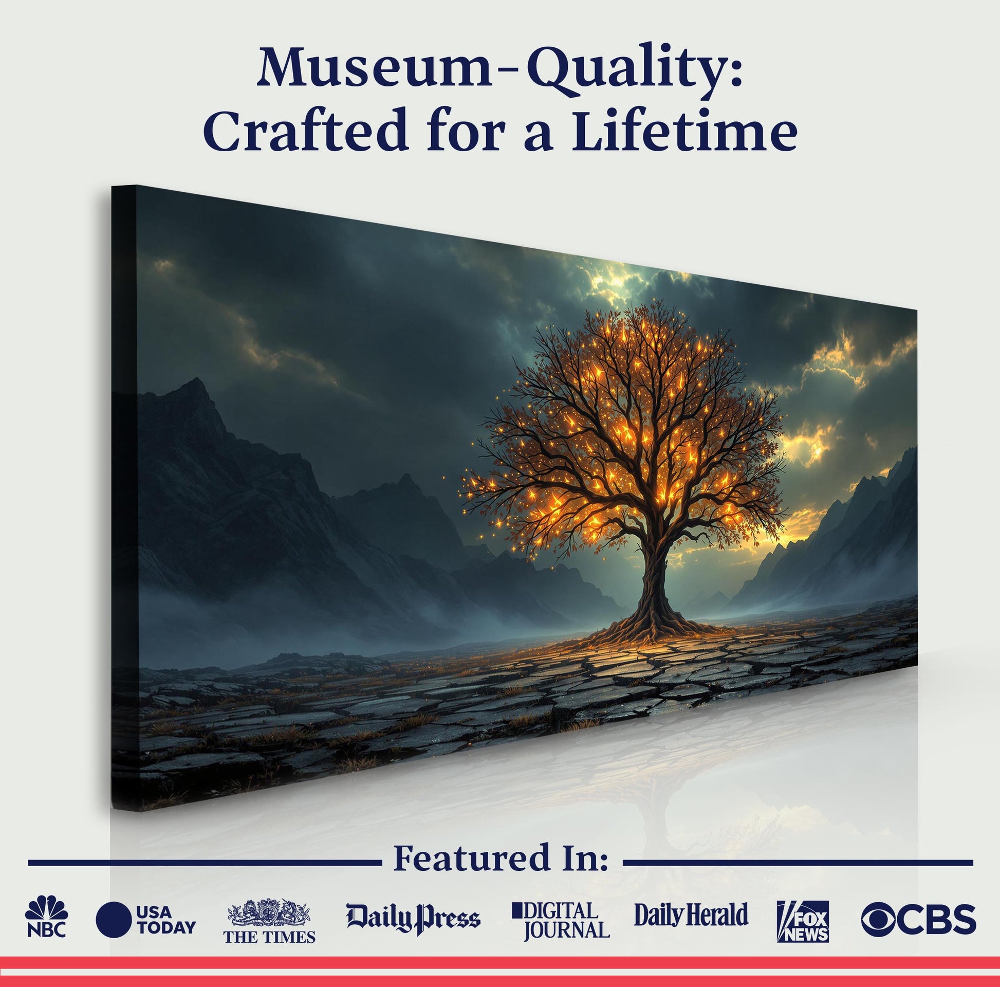 Burning Bush - Faith Wall Art XI