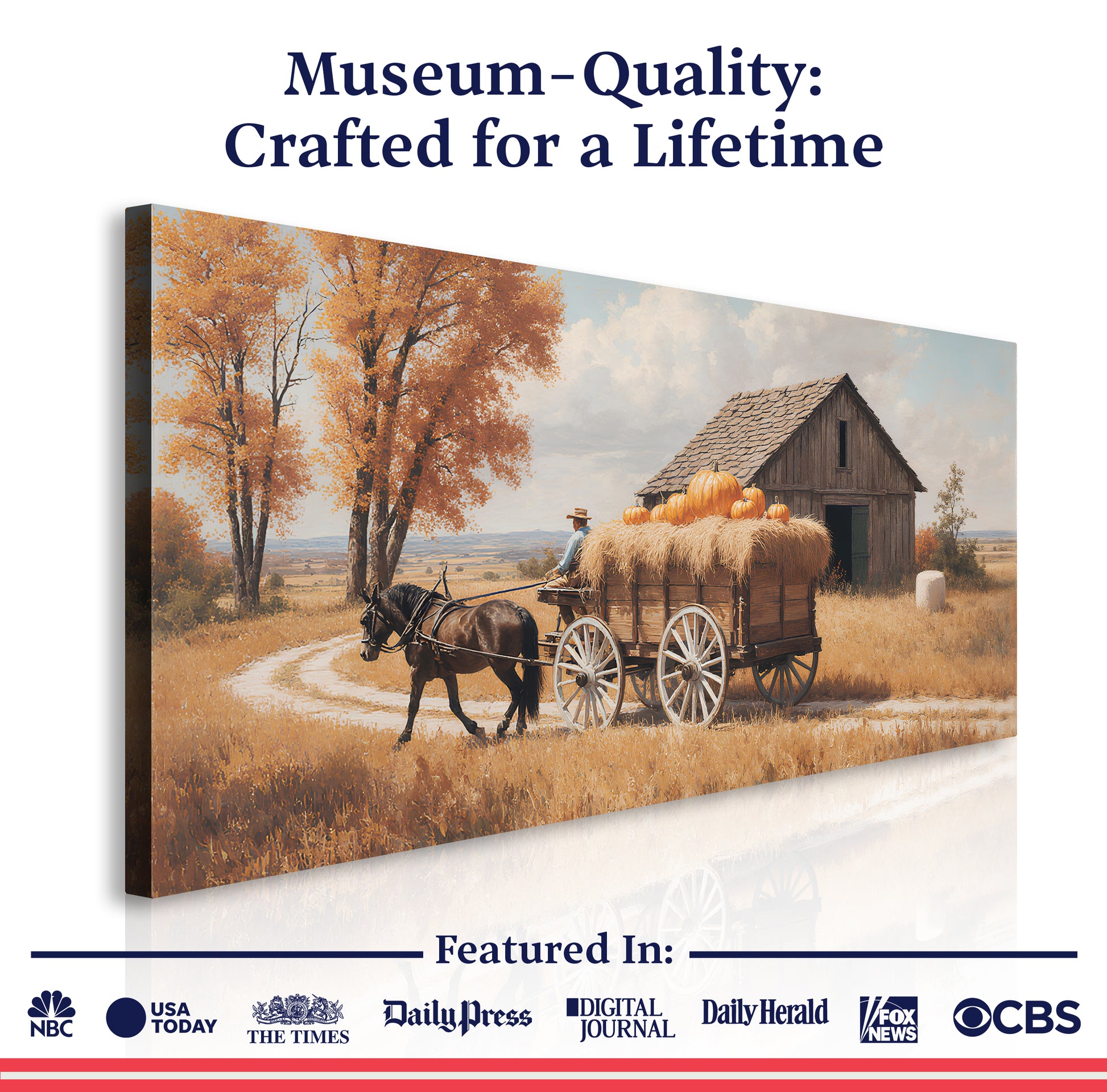 Hay Rides With Grampa Wall Art