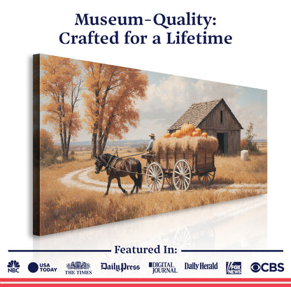 Hay Rides With Grampa Wall Art