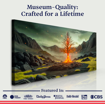 Burning Bush - Faith Wall Art X