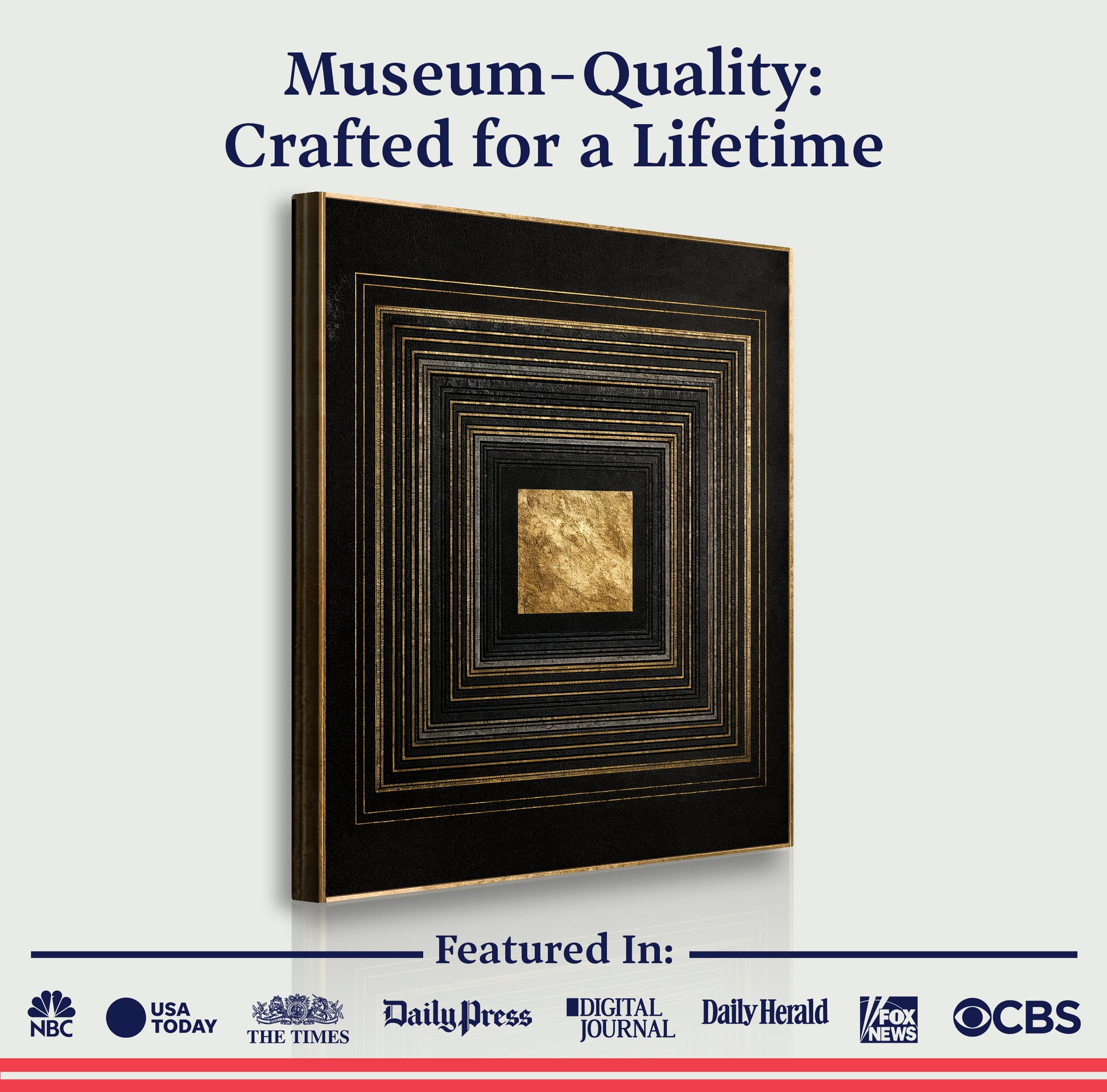 Black And Gold Core Wall Art