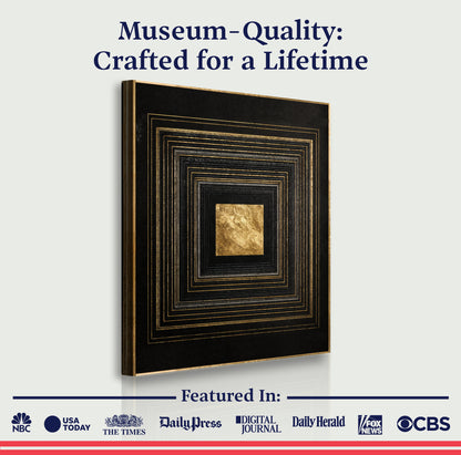 Black And Gold Core Wall Art