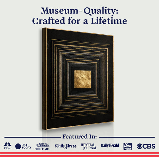 Black And Gold Core Wall Art