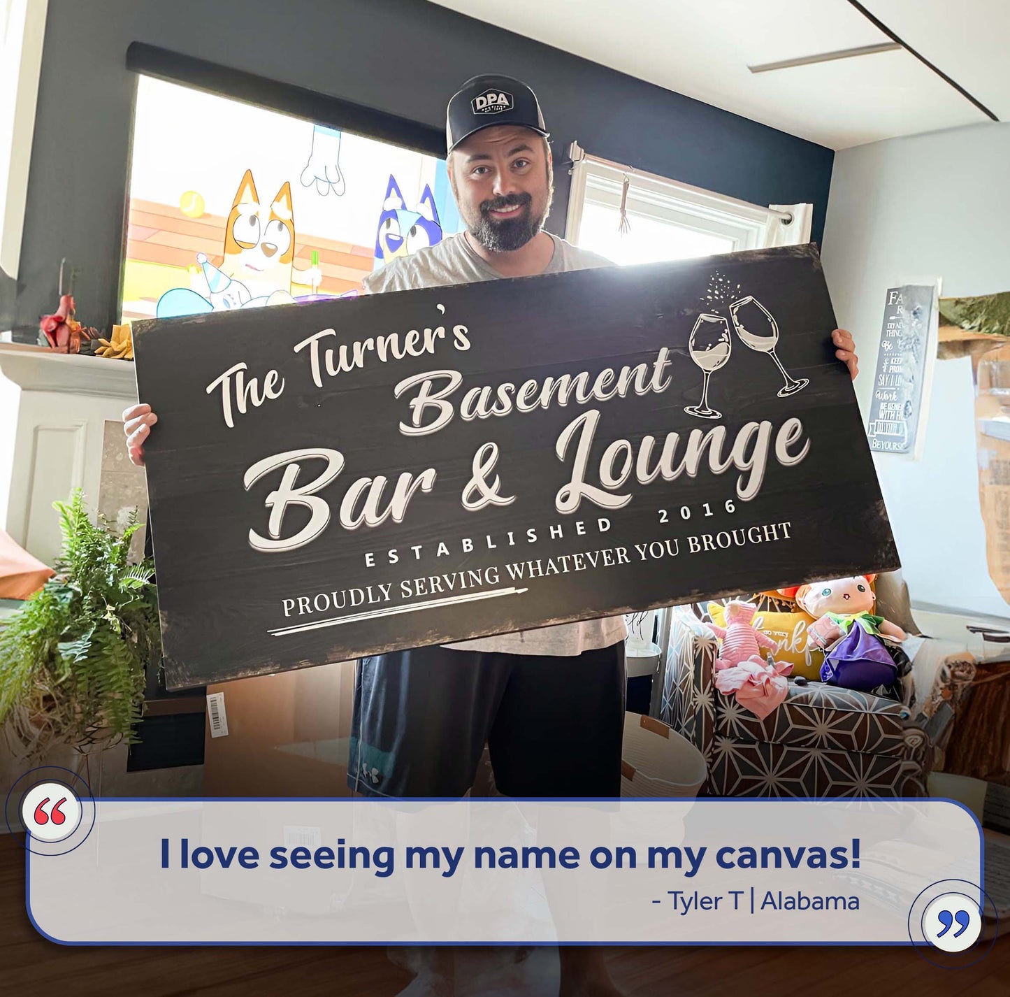 Basement Bar And Lounge Sign IV (Free Shipping)