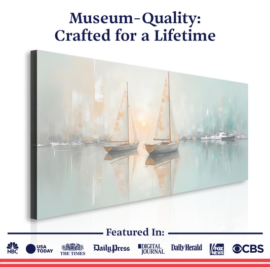 Abstract Pier and Dock Wall Art