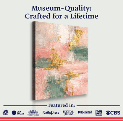 Fragments of Soft Gold Wall Art