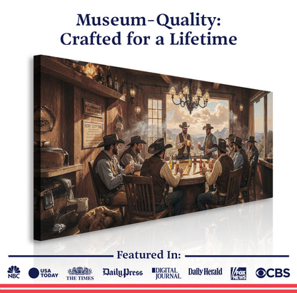 Cowboys, Cards, & Drinks Wall Art