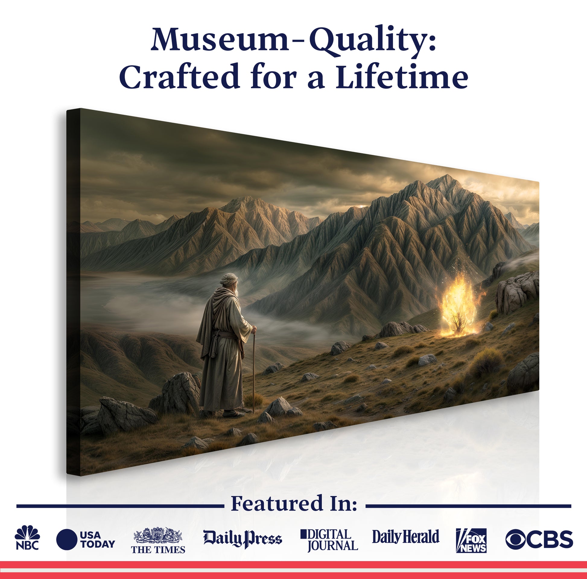 Burning Bush - Faith Wall Art