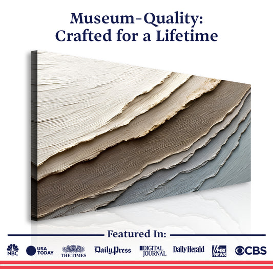 Abstract Earth Tones Wall Art