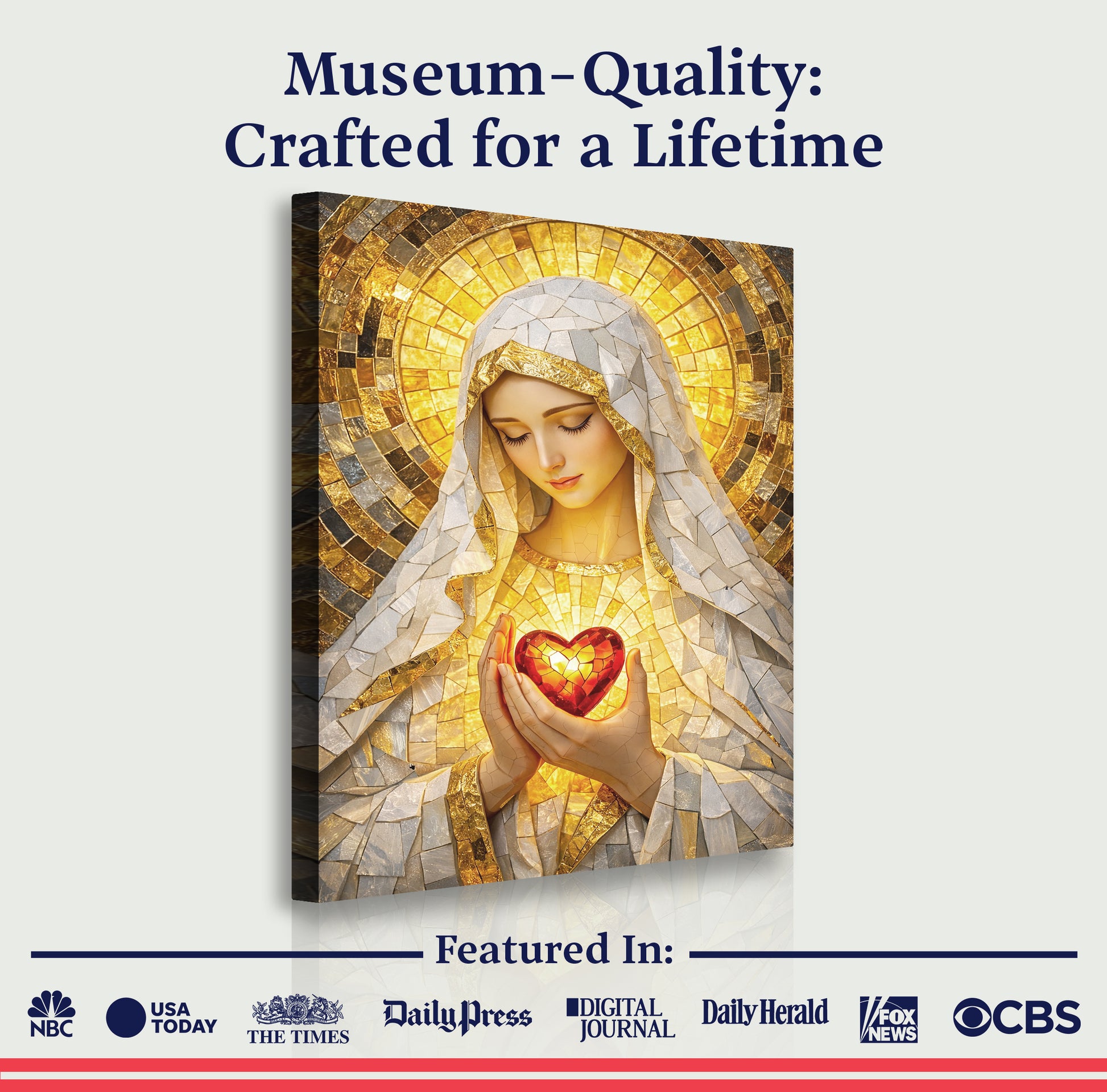 Heart Of A Mother Mosaic Wall Art