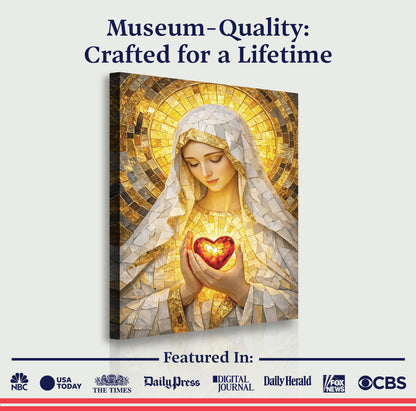 Heart Of A Mother Mosaic Wall Art