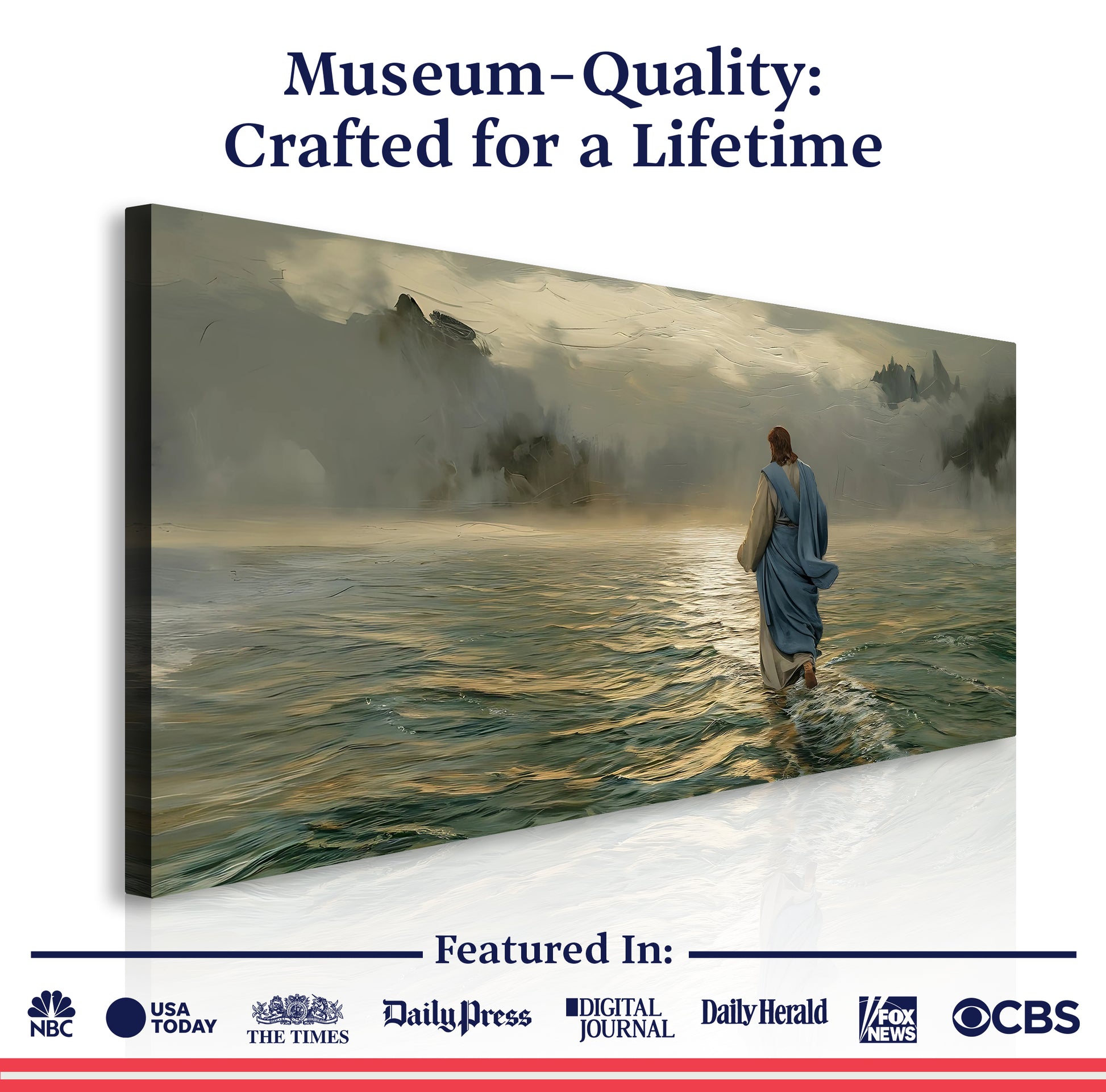 Walking on Water - Faith Wall Art VI