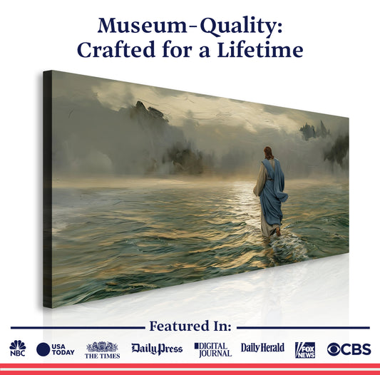 Walking on Water - Faith Wall Art VI