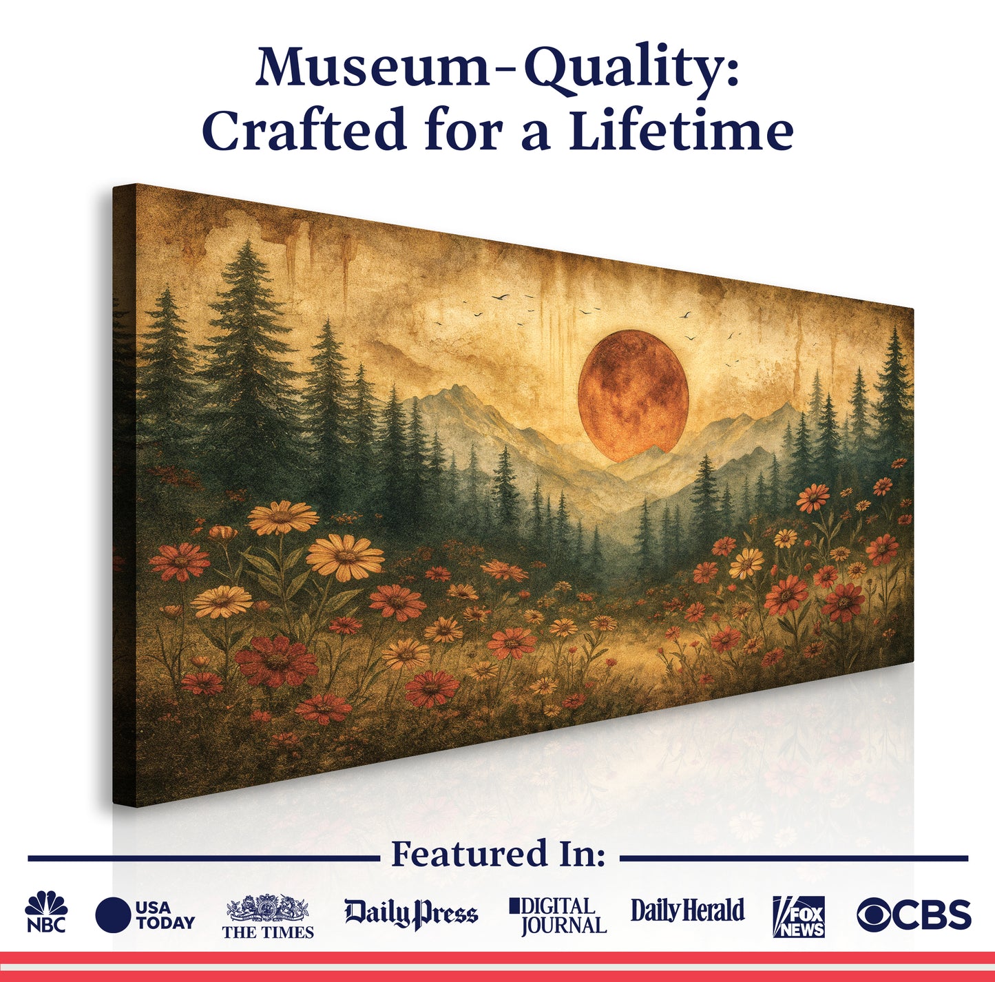 Vintage Wildflowers Wall Art III